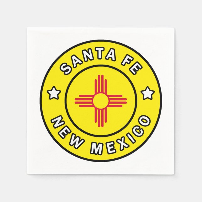Santa Fe New Mexico Napkins (Front)