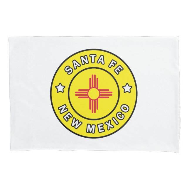 Santa Fe New Mexico Pillow Case (Front)
