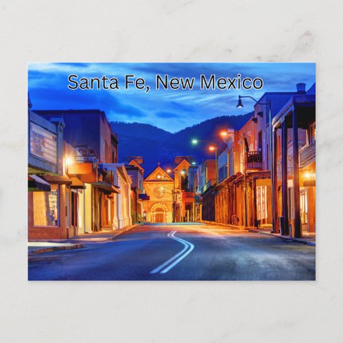 Santa Fe New Mexico Postcard