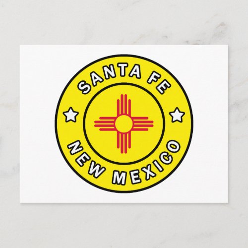 Santa Fe New Mexico Postcard