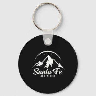 Santa Fe New Mexico Ski Resort Skiing Snowboarding Keychain