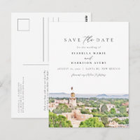 SANTA FE New Mexico Skyline Save the Date