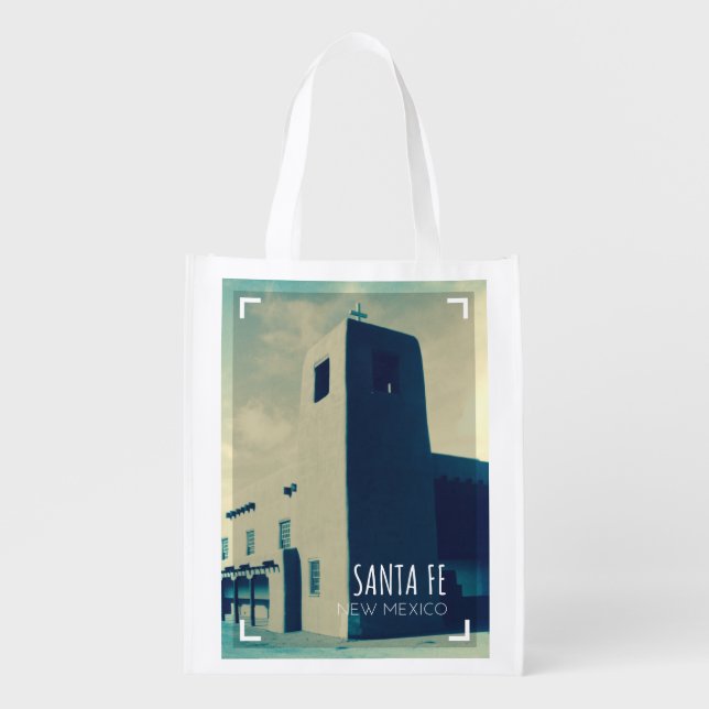 Santa Fe New Mexico Travel Reusable Bag (Front)