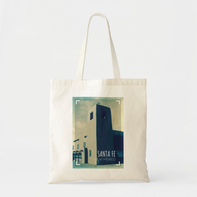Santa Fe New Mexico Travel Tote Bag (Front)