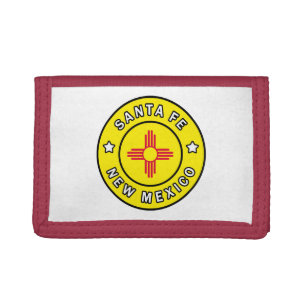 Santa Fe New Mexico Trifold Wallet