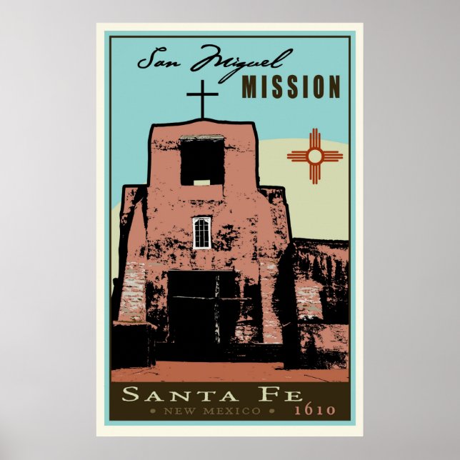 Santa Fe, New Mexico, USA Poster (Front)