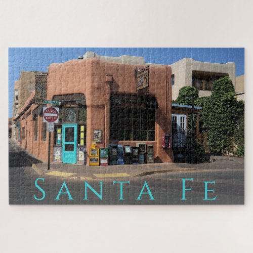 Santa Fe New Mexico Water St and Don Gaspar Jigsaw Puzzle