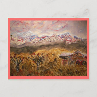 Santa Fe peace on earth Postcard