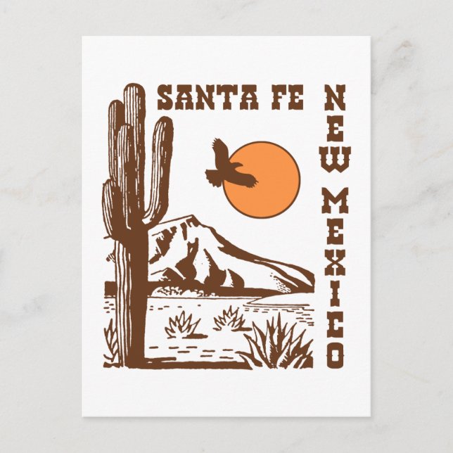 Santa Fe Postcard (Front)