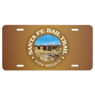 Santa Fe Rail Trail (cycling c) License Plate