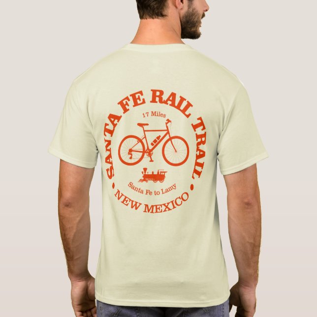 Santa Fe Rail Trail (cycling) T-Shirt (Back)