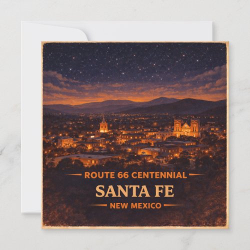 Santa Fe Route 66 Centennial Travel Stationery