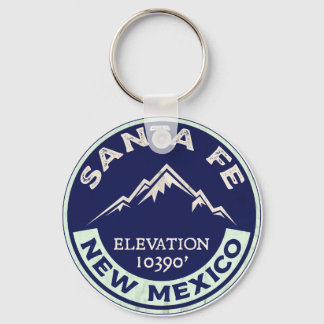 Santa Fe Ski New Mexico Skiing Basin Keychain