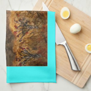 santa fe snow art towel