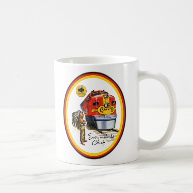 Santa Fe Super Chief Train Coffee Cup (Right)