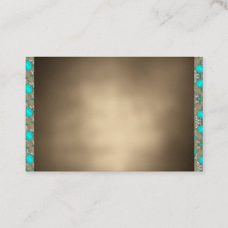 Santa Fe Tribal New Mexico Turquoise Business Card