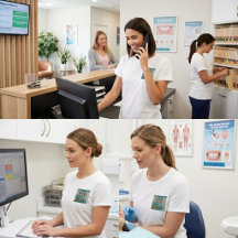 Santa Fe Turquoise Dental Team Uniform Shirt