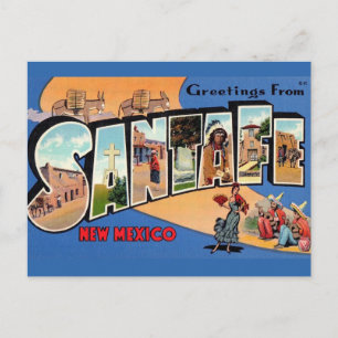Santa Fe Vintage Postcard