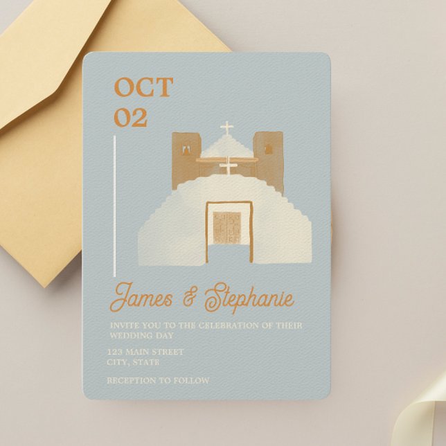 Santa Fe Wedding Wedding Invitations  (Creator Uploaded)
