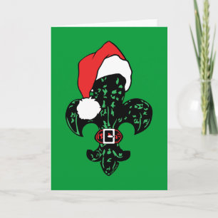 Santa Fleur de lis (2) Card