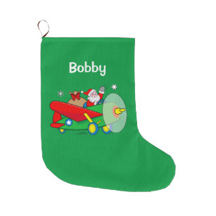 Toy Airplane - Aunt Joys Personalized Christmas Stockings