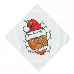 Santa Football Sports Ball Men Boys Christmas Xmas Bandana