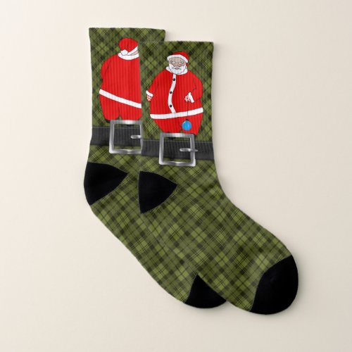 Santa for Your Feet Ugly Christmas Socks