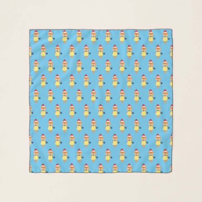 Santa Fox  Scarf (Front)