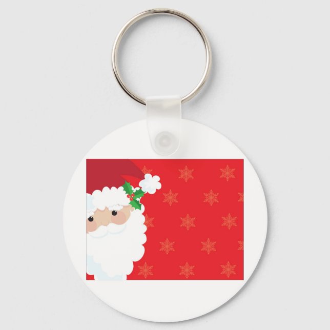 Santa Frame Keychain (Front)