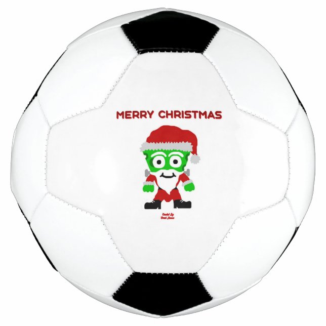 Santa FrankenCheese Soccer Ball (Front)