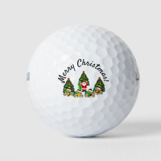 Santa Friends Golf Balls