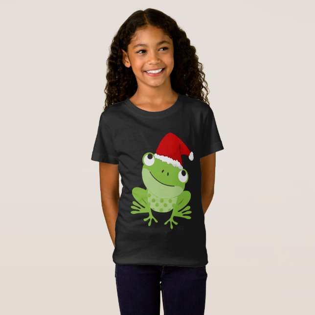 Santa Frog T-Shirt (Front Full)