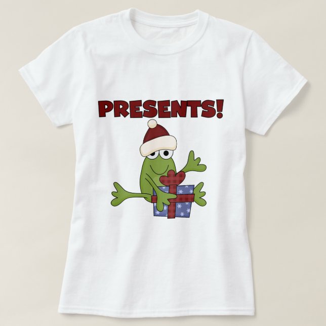 Santa Frog Tshirts and Gifts (Design Front)
