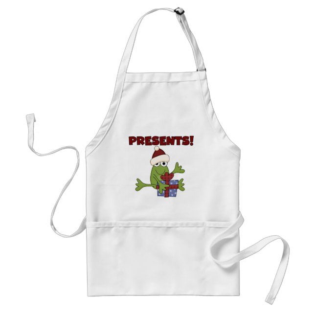 Santa Frog Tshirts and Gifts Adult Apron (Front)