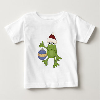 Santa Frog with Ornament Tshirts and Gifts