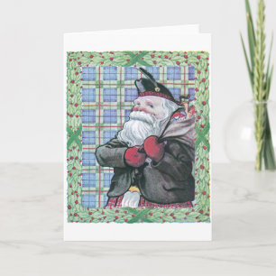 Santa from Scotland Holiday Card