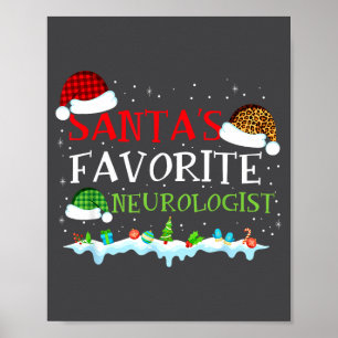 Santa Fun Favorite s Neurologist Fun Poster