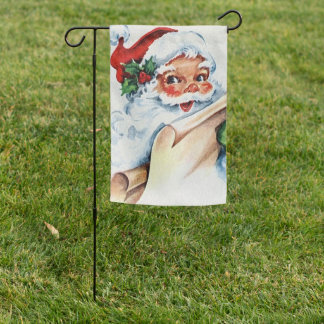 Santa Garden Flag