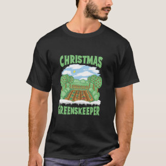 Santa Gardener Plant Landscaper Xmas Christmas Gar T-Shirt