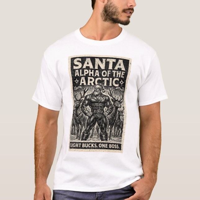 Santa Gay T-Shirt | Gay Pride Shirt for Men | LGBT (Front)