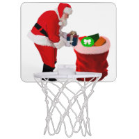 Santa Gift Sack Mini Basketball Hoop