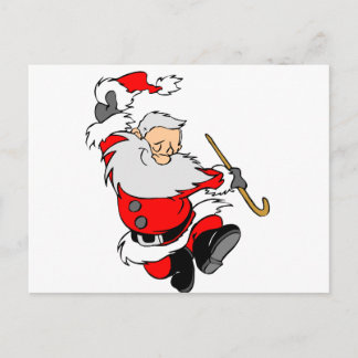 Santa Gifts Holiday Postcard