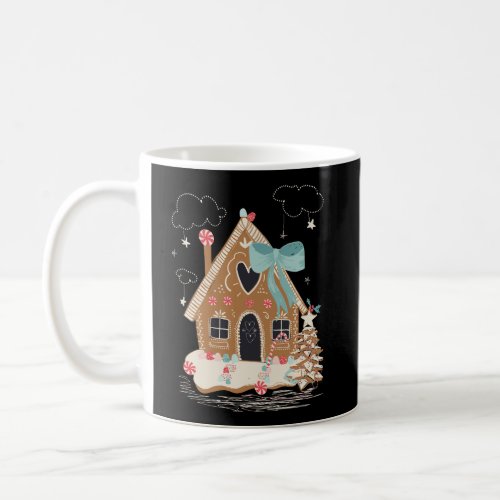 Santa Gingerbread House Christmas Holiday Season S Coffee Mug