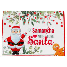 Santa & Gingerbread Man Personalized Christmas