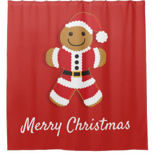 Christmas Drawing Shower Curtains Zazzle