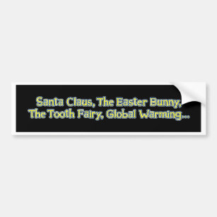 santa_glbl_wrming_bmprstkr_blk bumper sticker