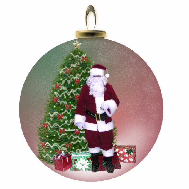 Santa Globe Statuette (Front)