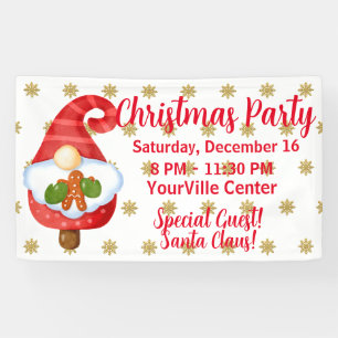 Santa Gnome  Banner