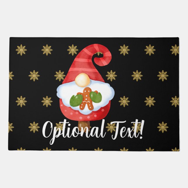 Santa Gnome  Doormat (Front)