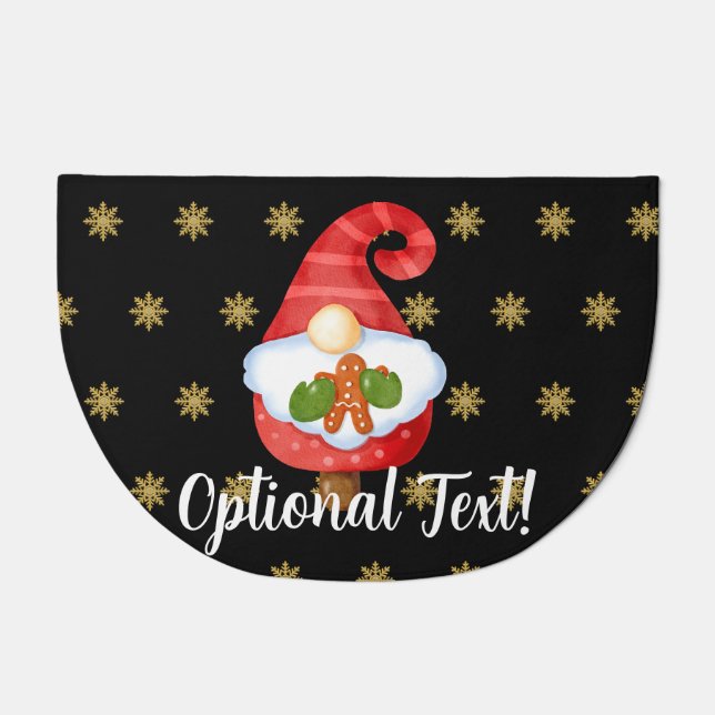 Santa Gnome  Doormat (Front)